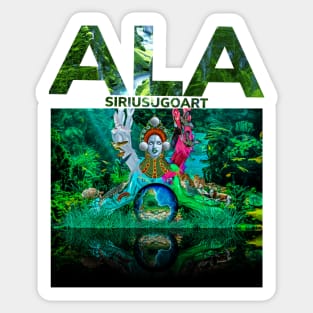 Mother Earth Goddess : ALA, ANI, ANA By SIRIUS UGO ART Sticker